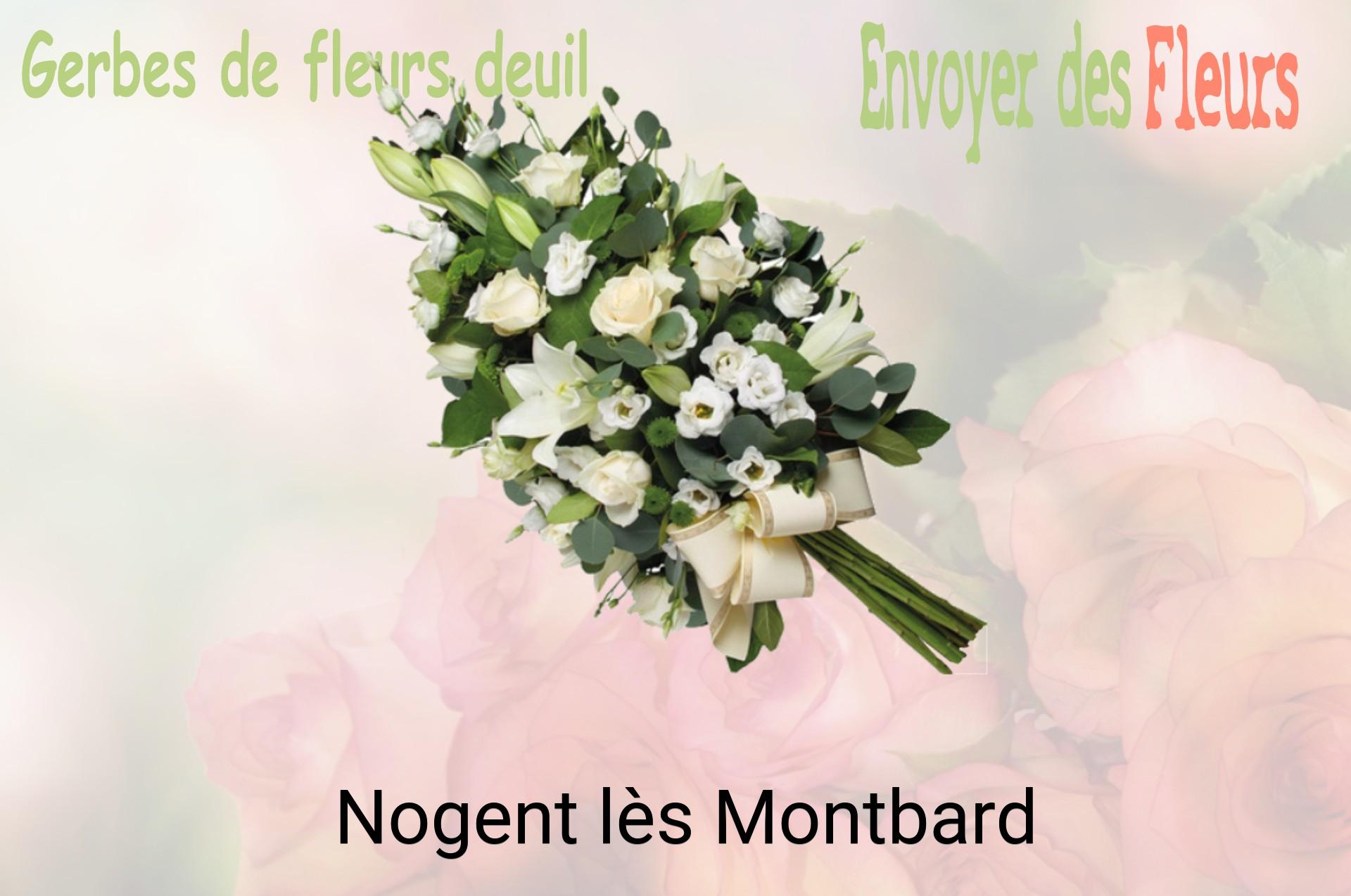 Gerbe de fleurs de deuil livrée à Nogent-lès-Montbard